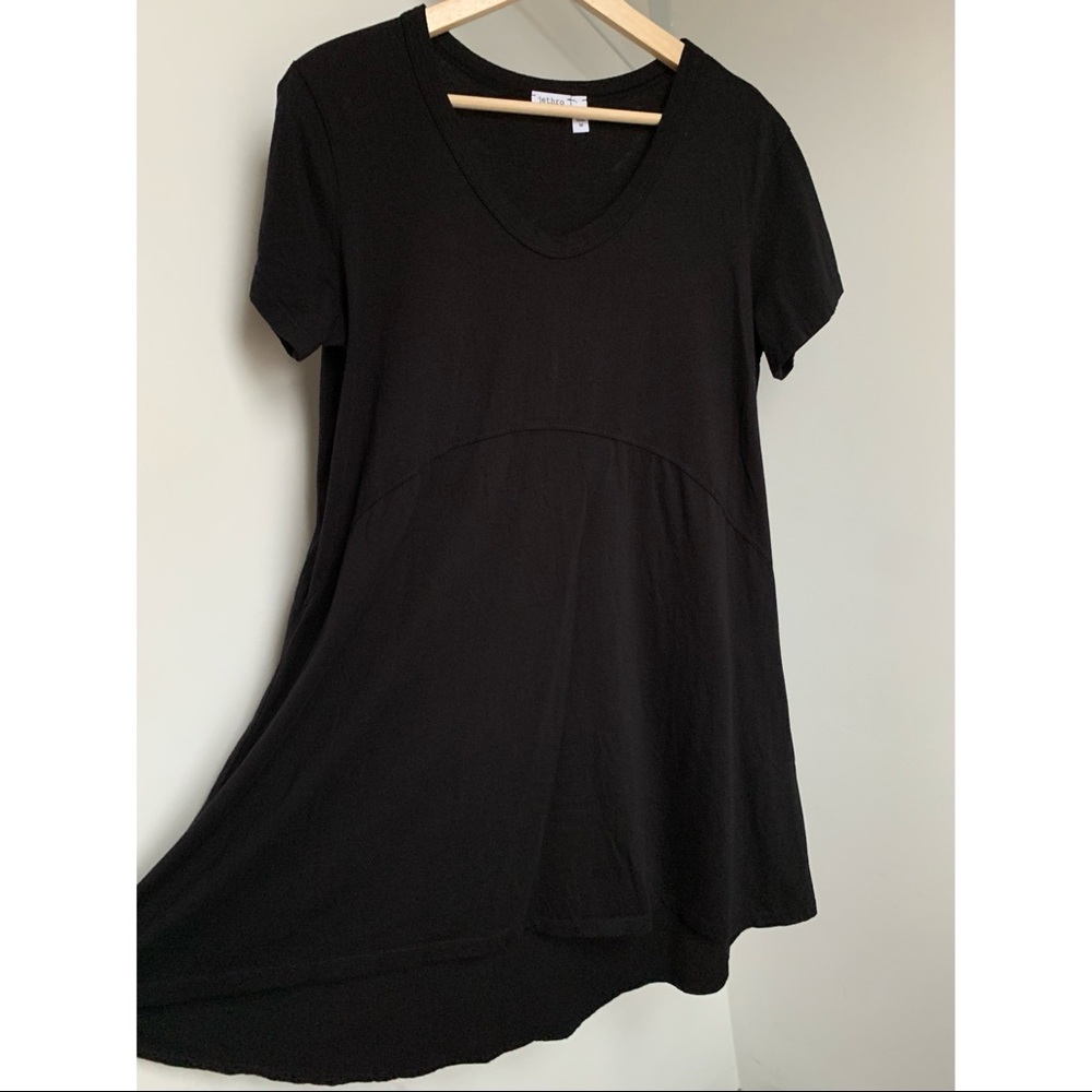 Jethro • M • High/Low Swing T-Shirt Dress Short Sleeve